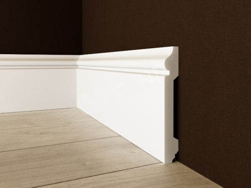 Plinta Alba Duropolimer, 80x12X2400 mm
